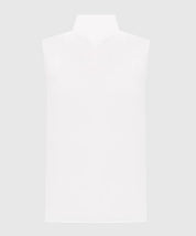 Silk Blouse with Ascot Collar Off White