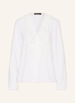 White Ruffle Blouse
