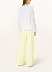 White Ruffle Blouse