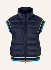 Oversized Down Vest Blue