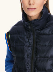 Oversized Down Vest Blue