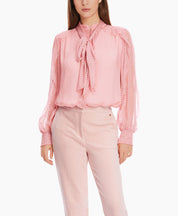 Spotty Bow-tie blouse