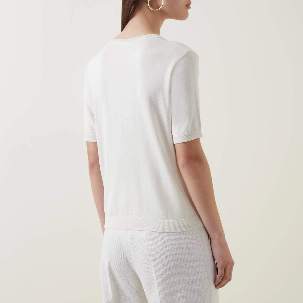 Zibetto Crew Neck SS Rib Knit