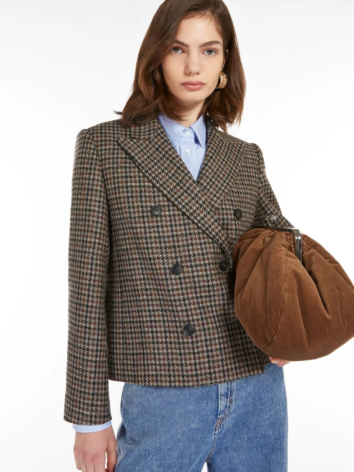 Brown tweed jacket
