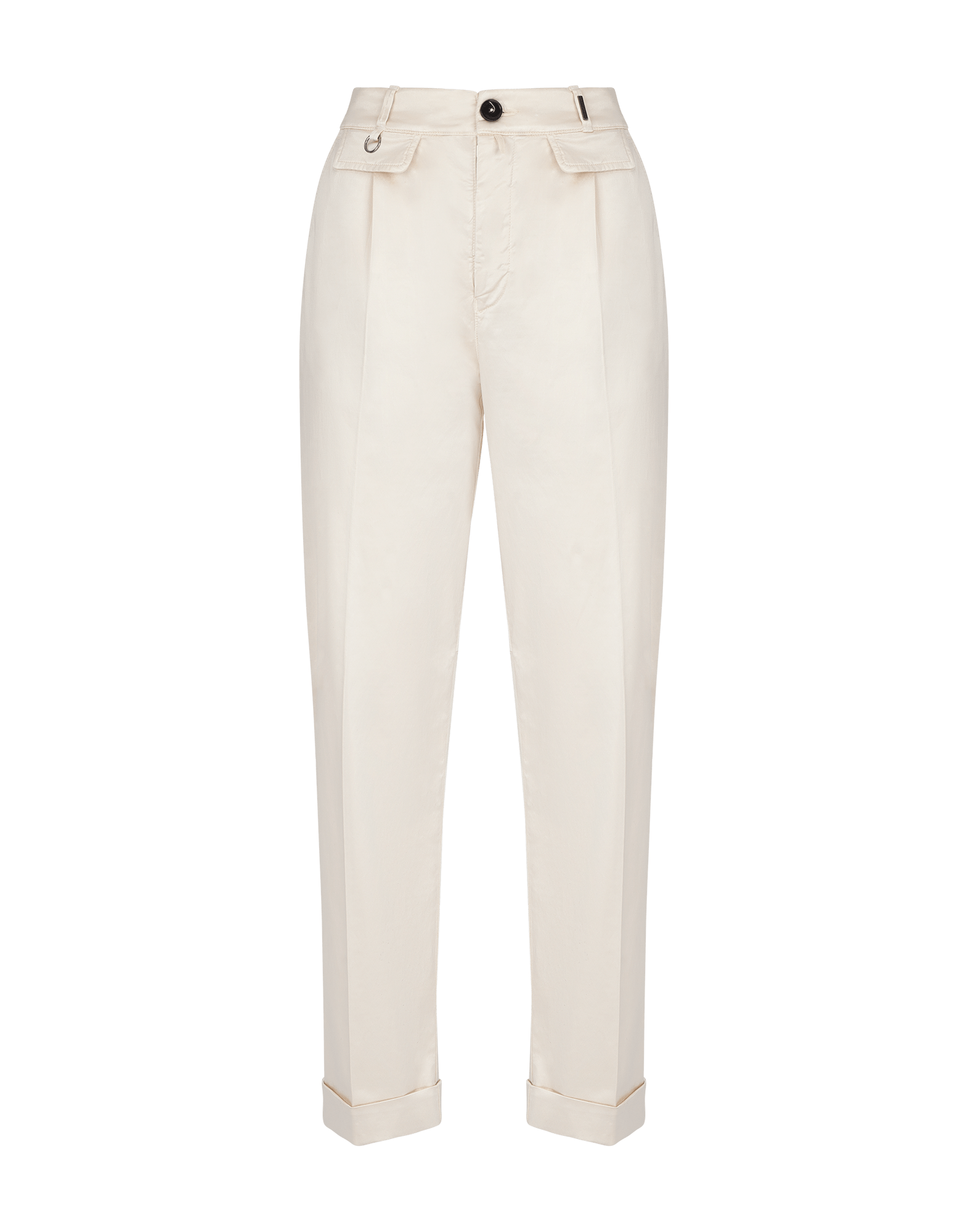 Concise Straight leg pants with double ticket pocket