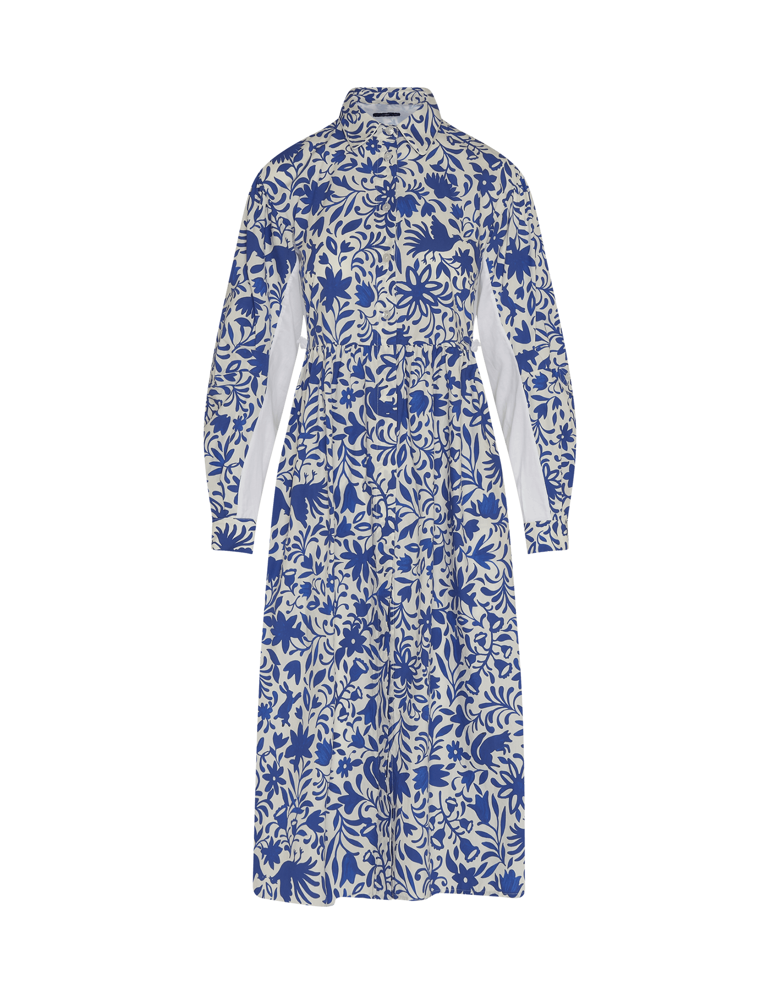 Beloved  Print L/S shirtdress