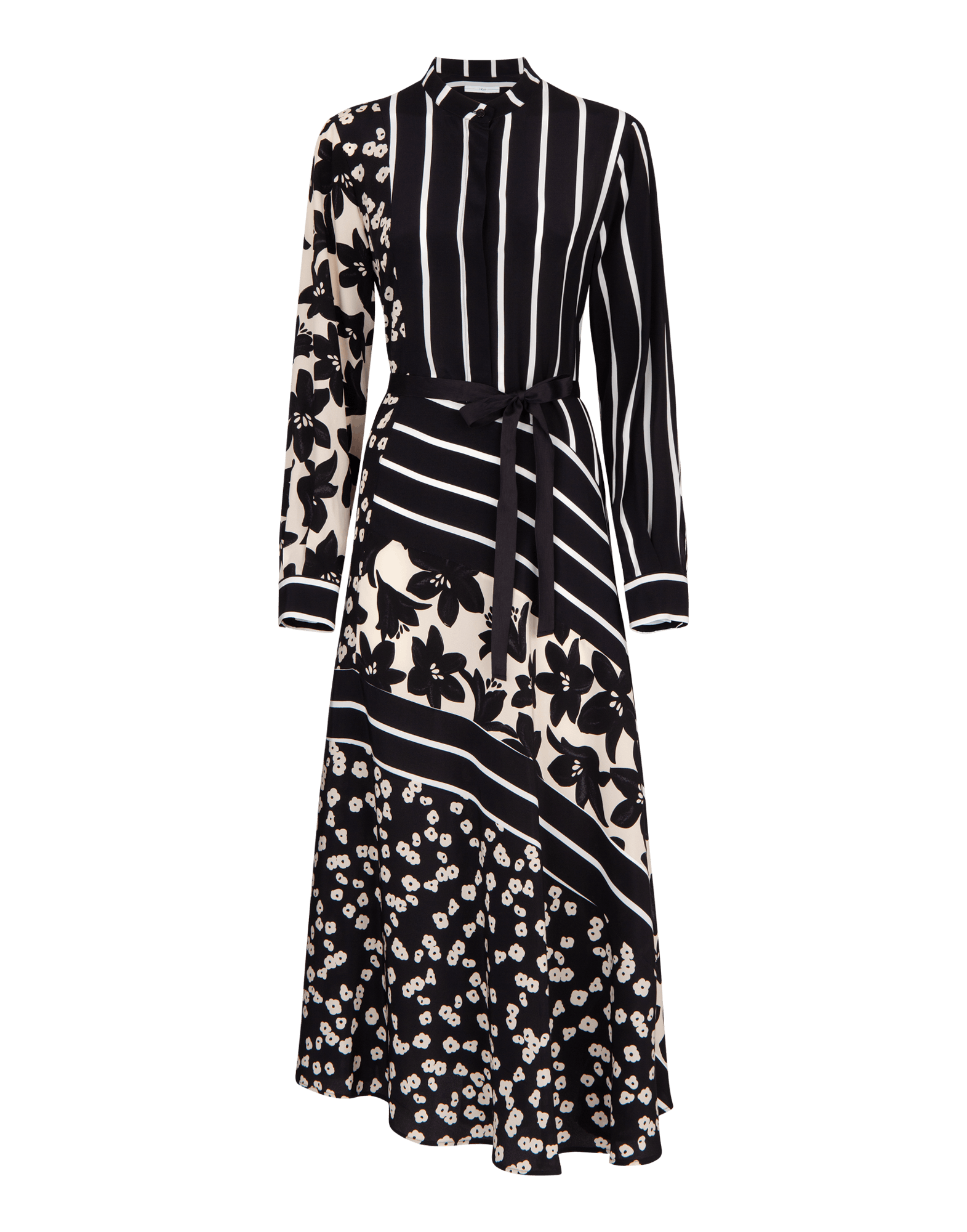 Splendour Shirtdress in cream and black print