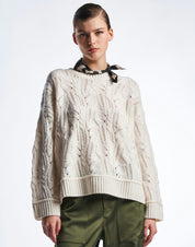 Regard White Sweater