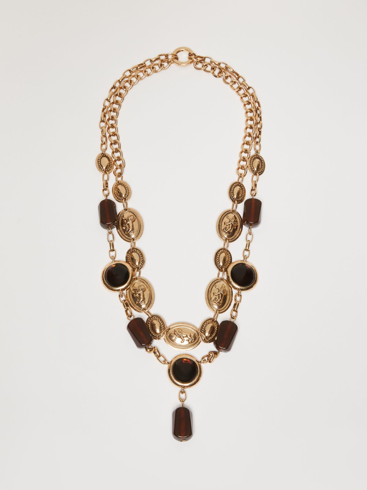 Bormida Double chain necklace