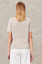 Raglan Short Sleeve Knit