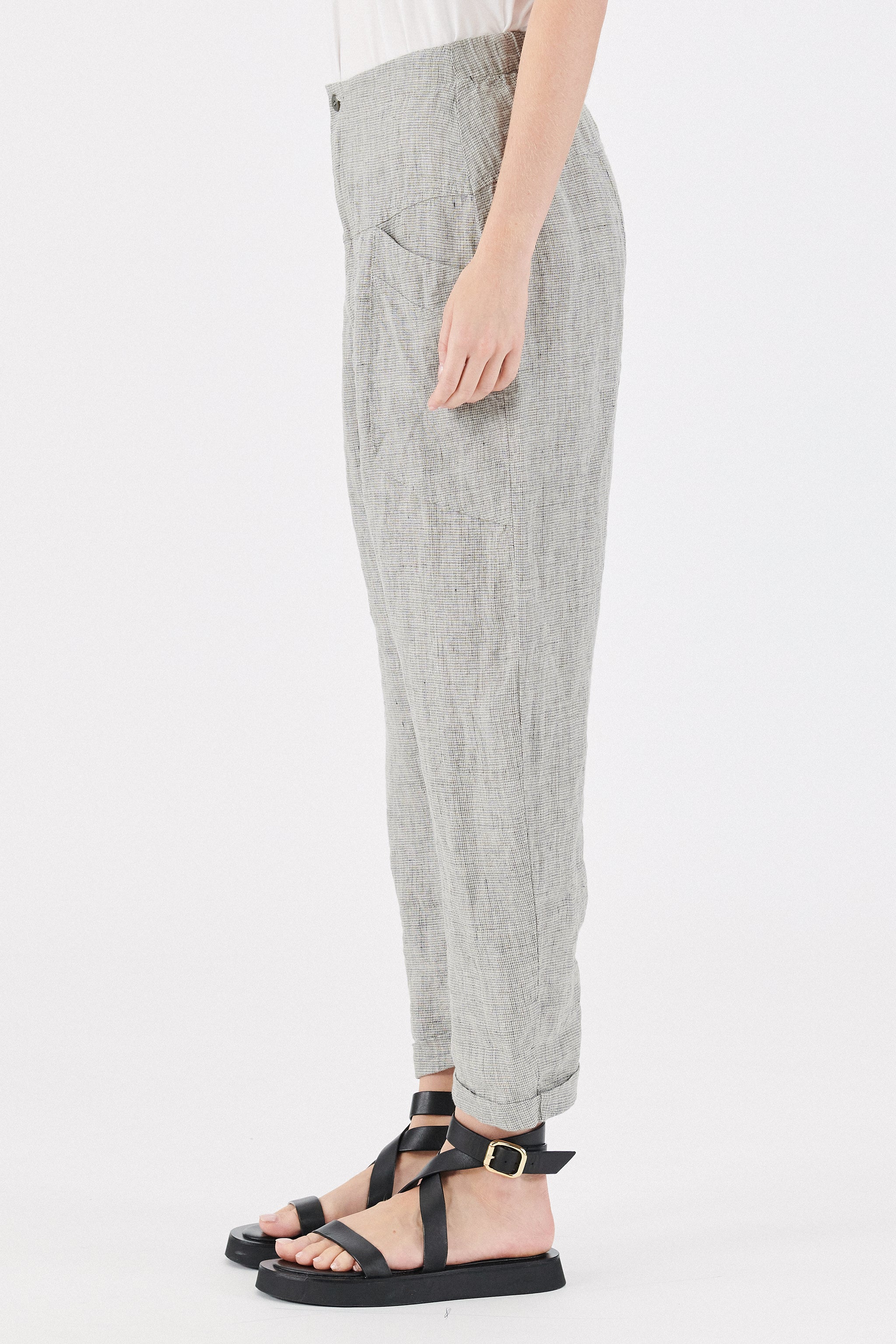 Houndstooth pant Grey