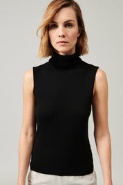 S/less turtleneck knit black