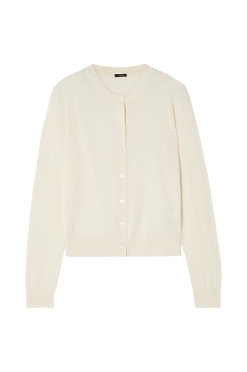 Cardigan Cotton Cashmere Ivory