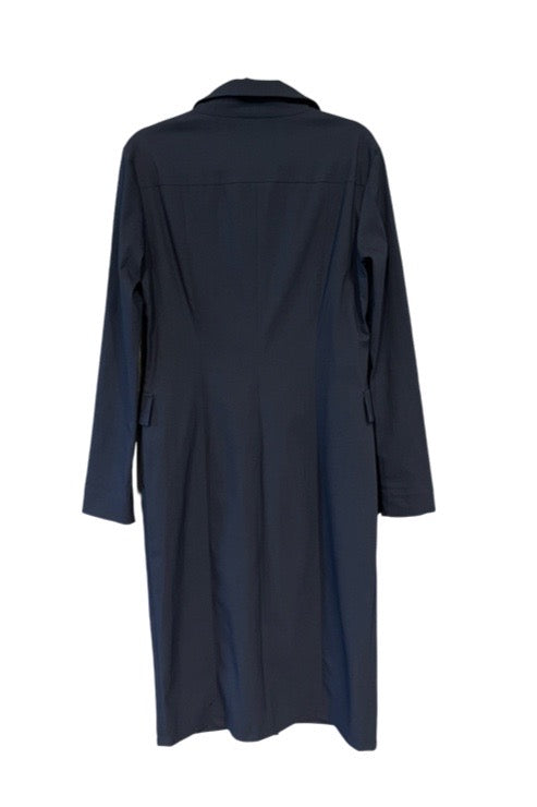 Coat Style Midi Dress Navy