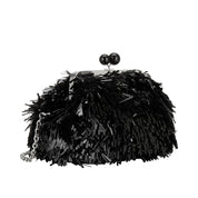 Giusto embroidered with sequins clutch