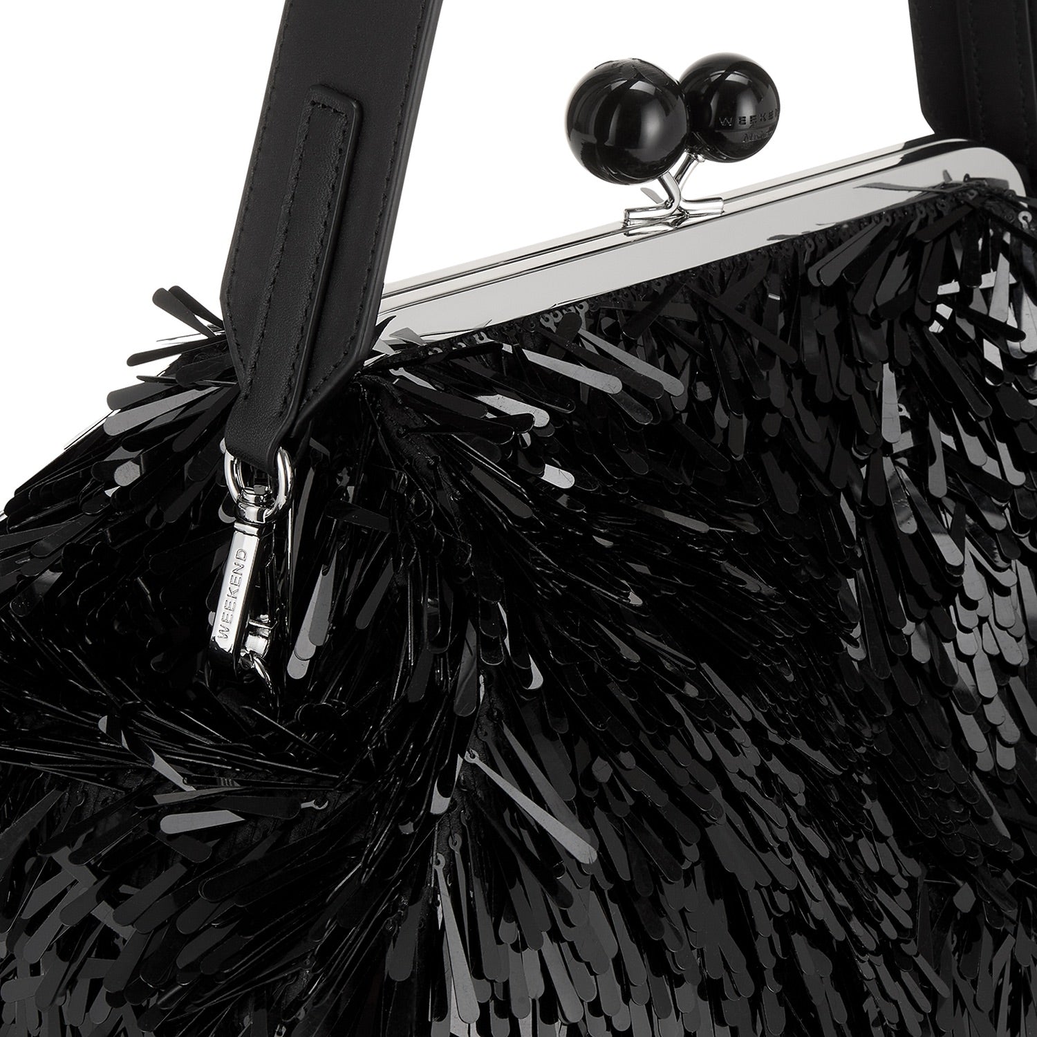 Giusto embroidered with sequins clutch