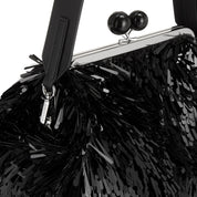 Giusto embroidered with sequins clutch