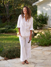 Linenset Tuscany Getaway Set - Eileen Button-Up & Maisie Wide-Leg Pant