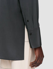 Silk Crepe de Soie Bold Blouse