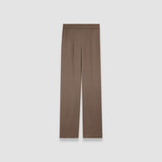 Tova Silk Satin Trousers Escargot