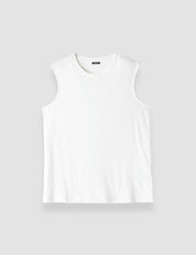 Cotton Silk Jersey Tank Top