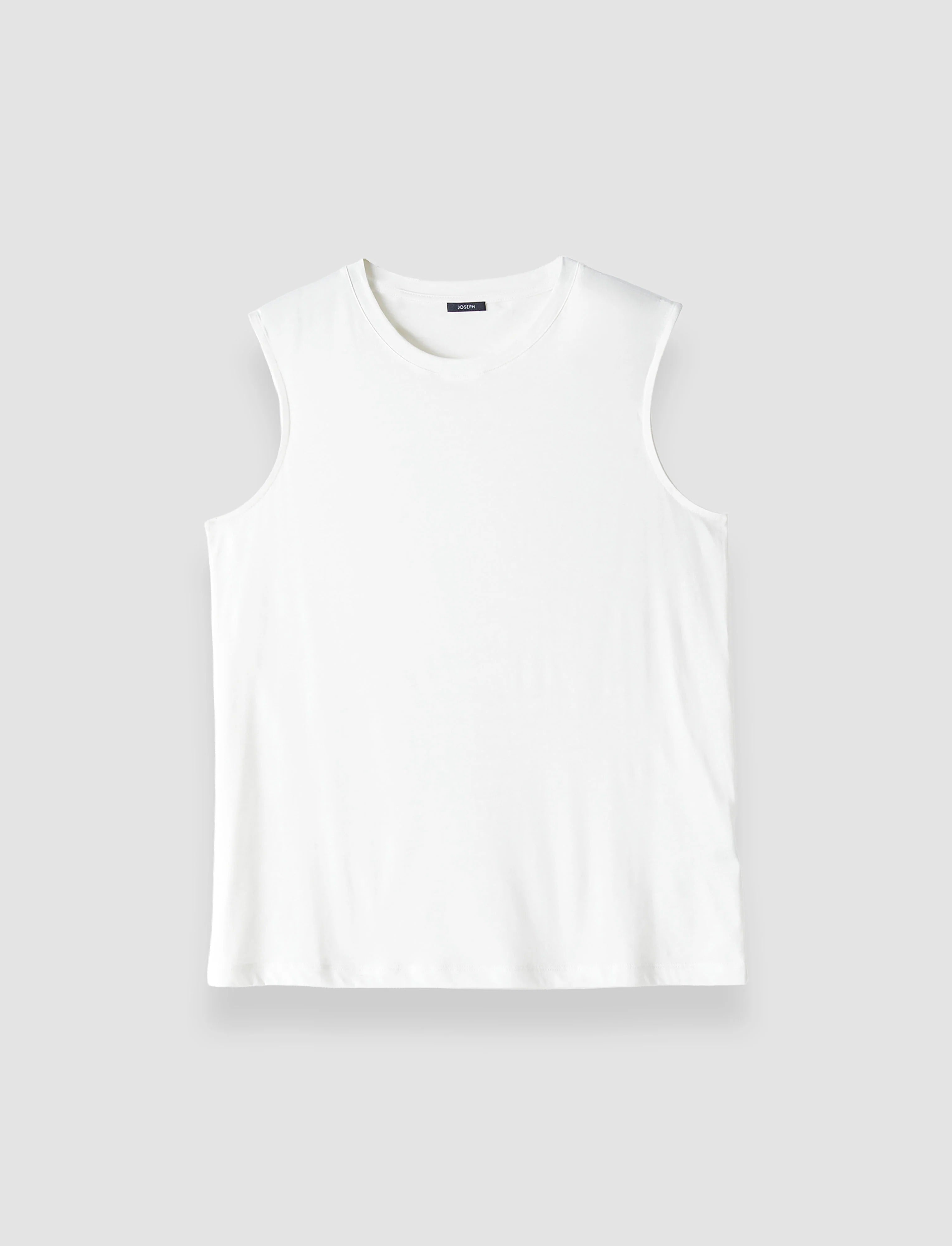 Cotton Silk Jersey Tank Top