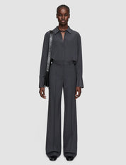 Tailored Wool Stretch Morissey Trousers Slate