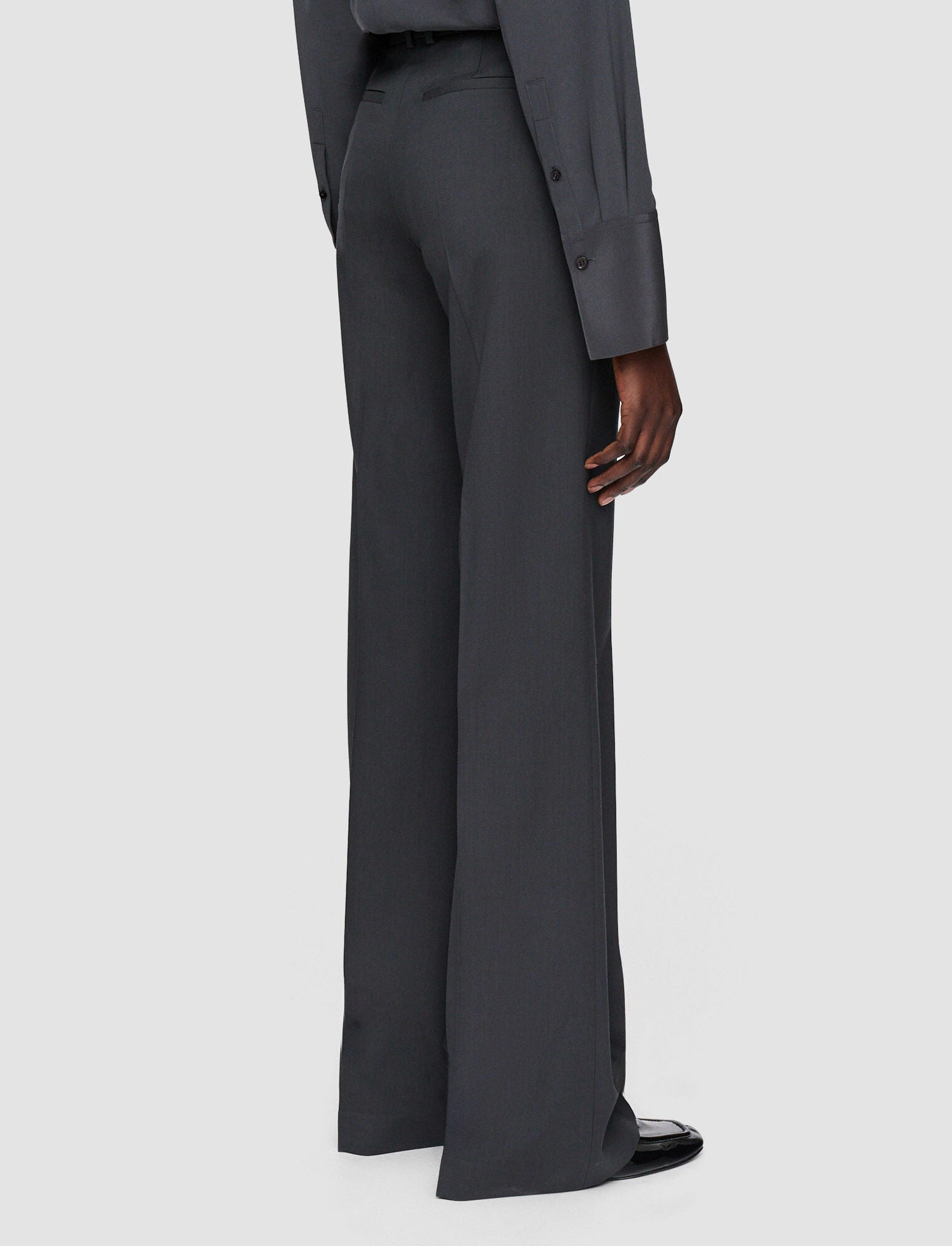 Tailored Wool Stretch Morissey Trousers Slate