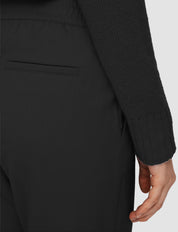 Vilar Tailoring Crepe Trousers Black
