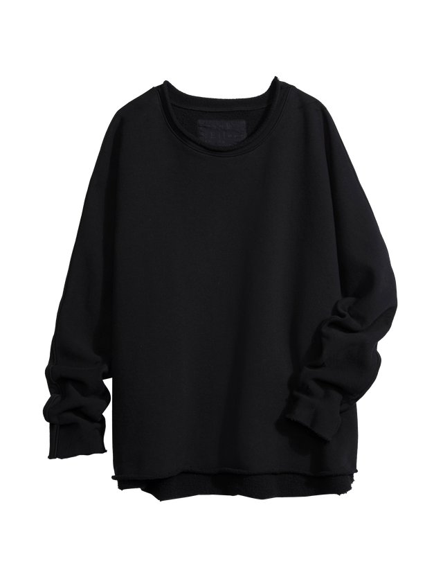 Anna - Long-Sleeve Capelet Black