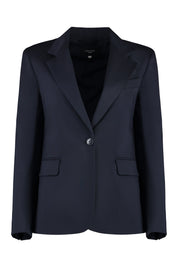 Lamine Single Breasted Jacket Navy