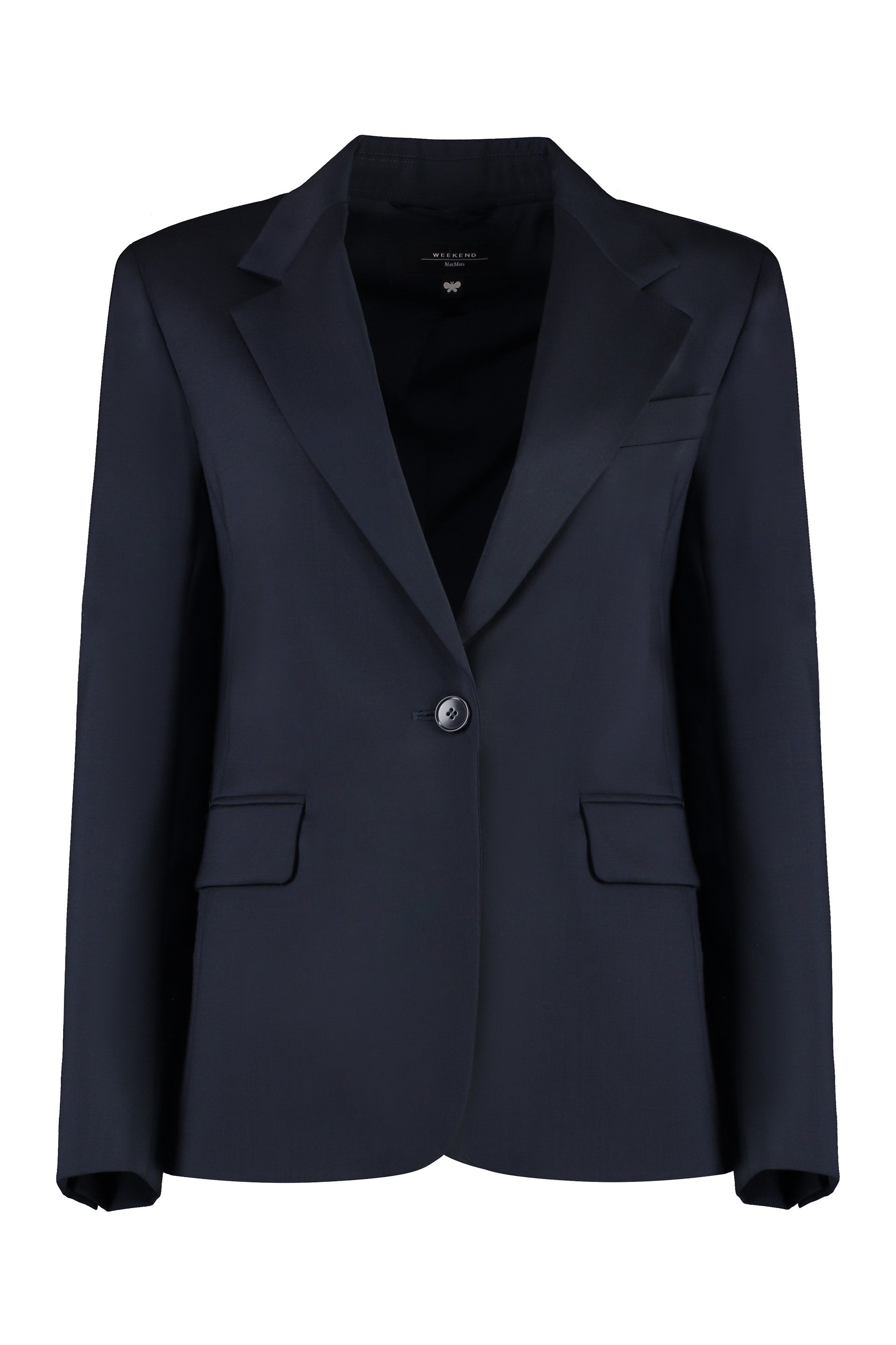 Lamine Single Breasted Jacket Navy