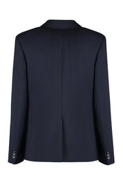 Lamine Single Breasted Jacket Navy