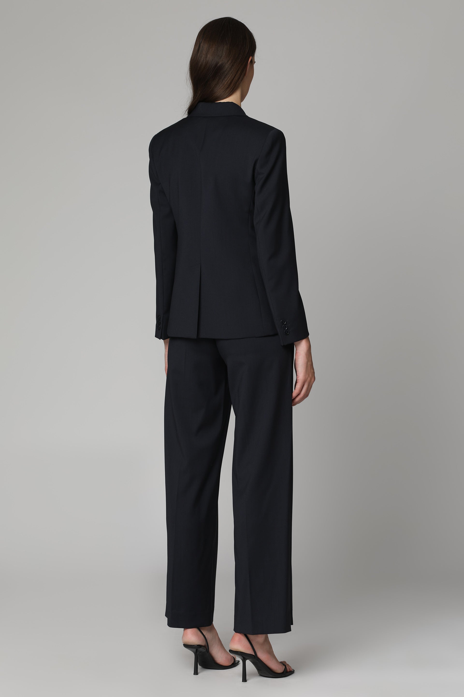 Lamine Single Breasted Jacket Navy