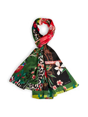 Print  Silk Scarf
