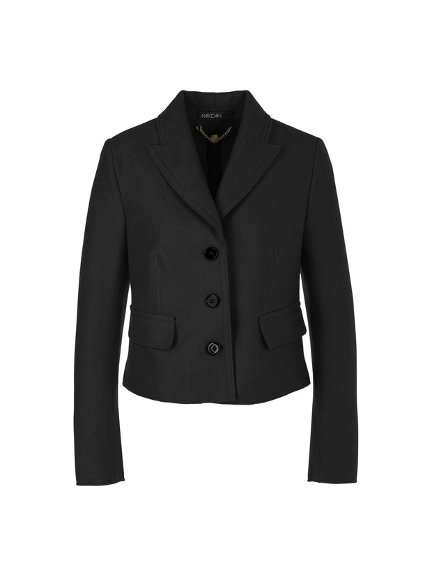 Black 3 Button BlazerJacket
