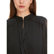 Spotty Bow-tie blouse