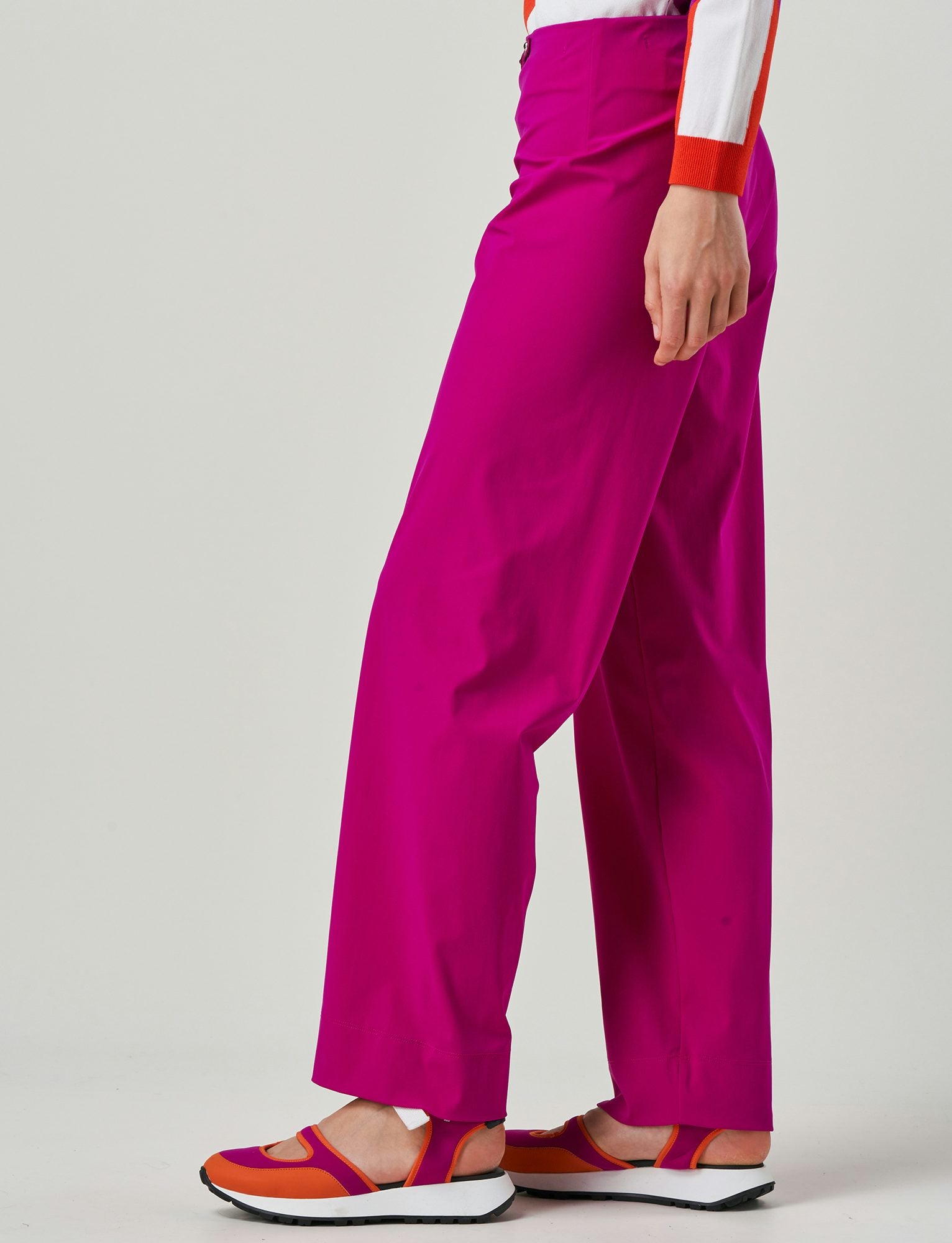 Proceed Straight Leg Pants Fuchsia