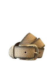 Mara Blue Leather Belt