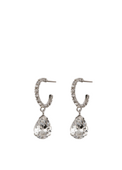 Sofia Crystal Hoop Earrings