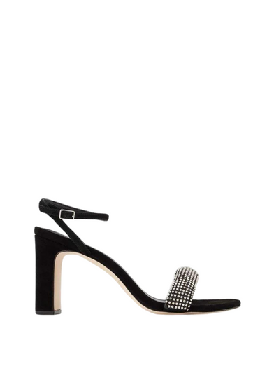 Shay Black Rhinestone Heel