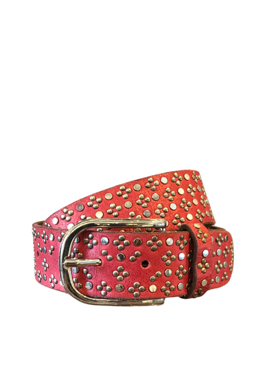 Red Studded Belt
