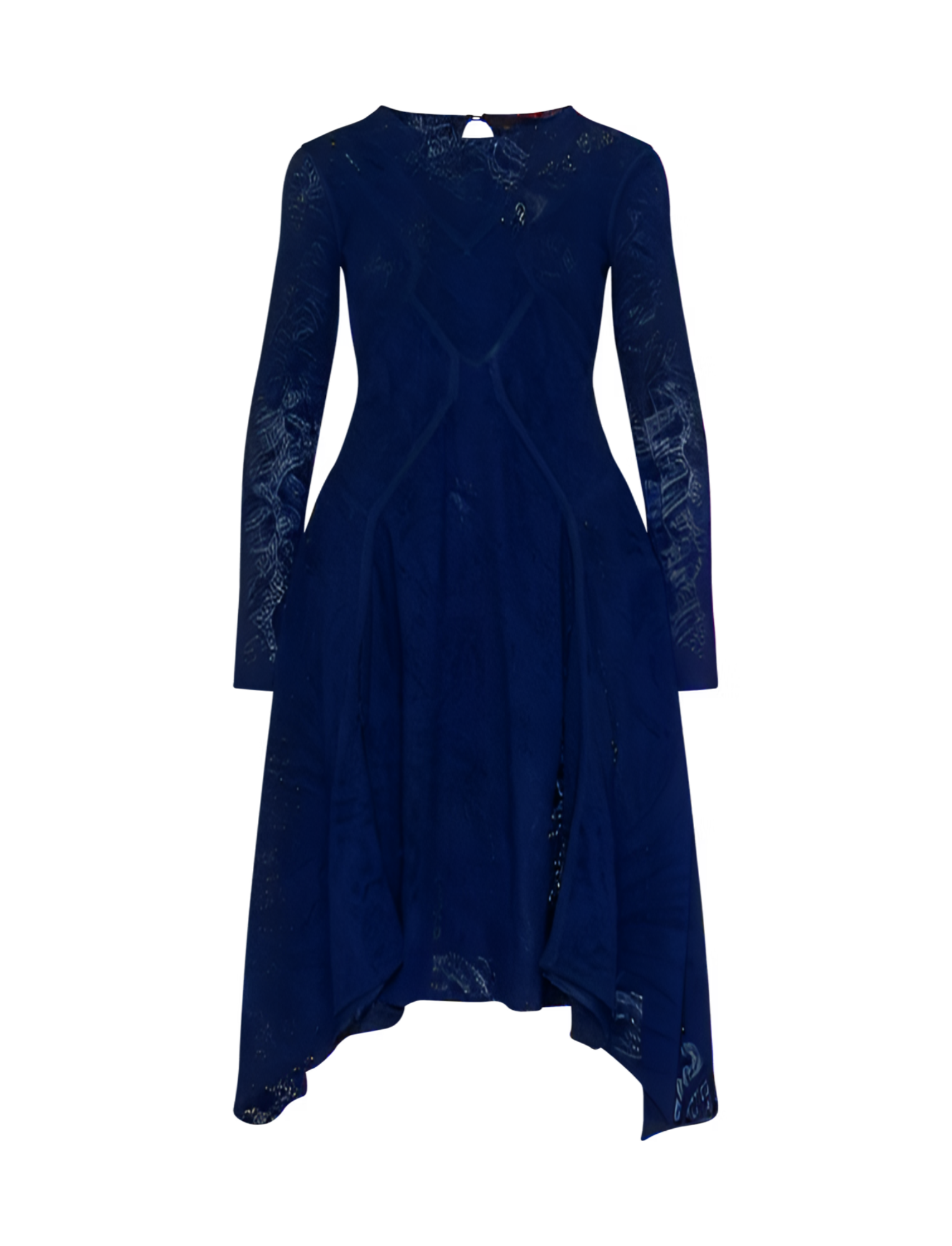 Spotlight multiseam dress in technical stretch lace