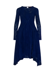 Spotlight multiseam dress in technical stretch lace