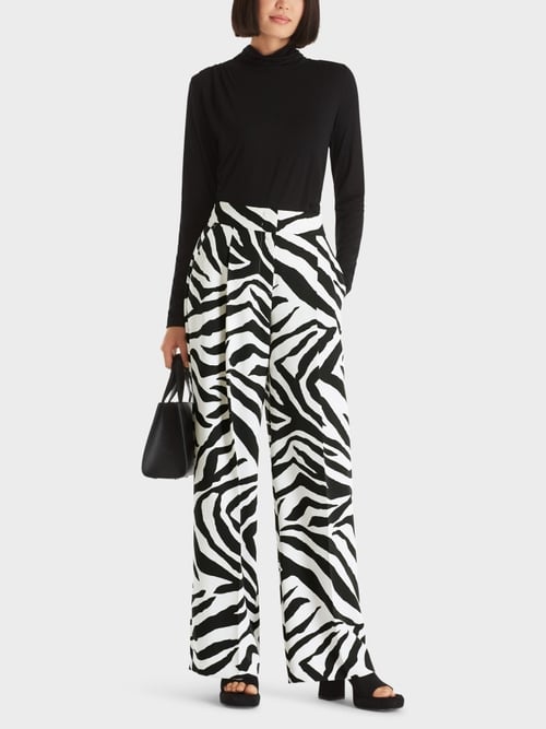 Zebra print pants