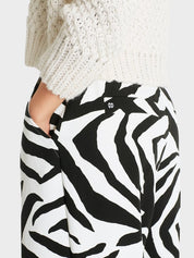Zebra print pants