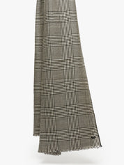 Jez blk/grey check stole