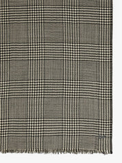 Jez blk/grey check stole