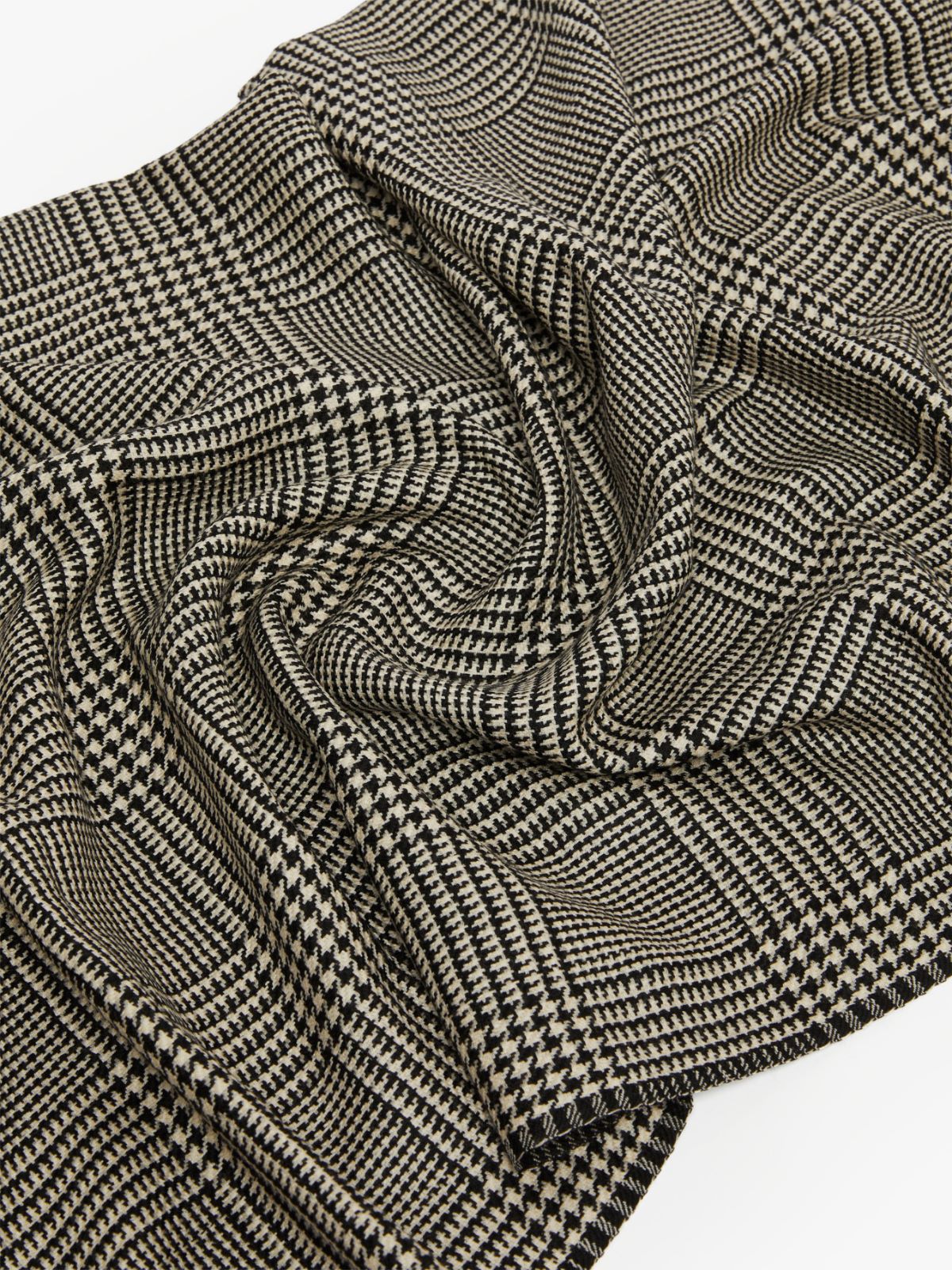 Jez blk/grey check stole