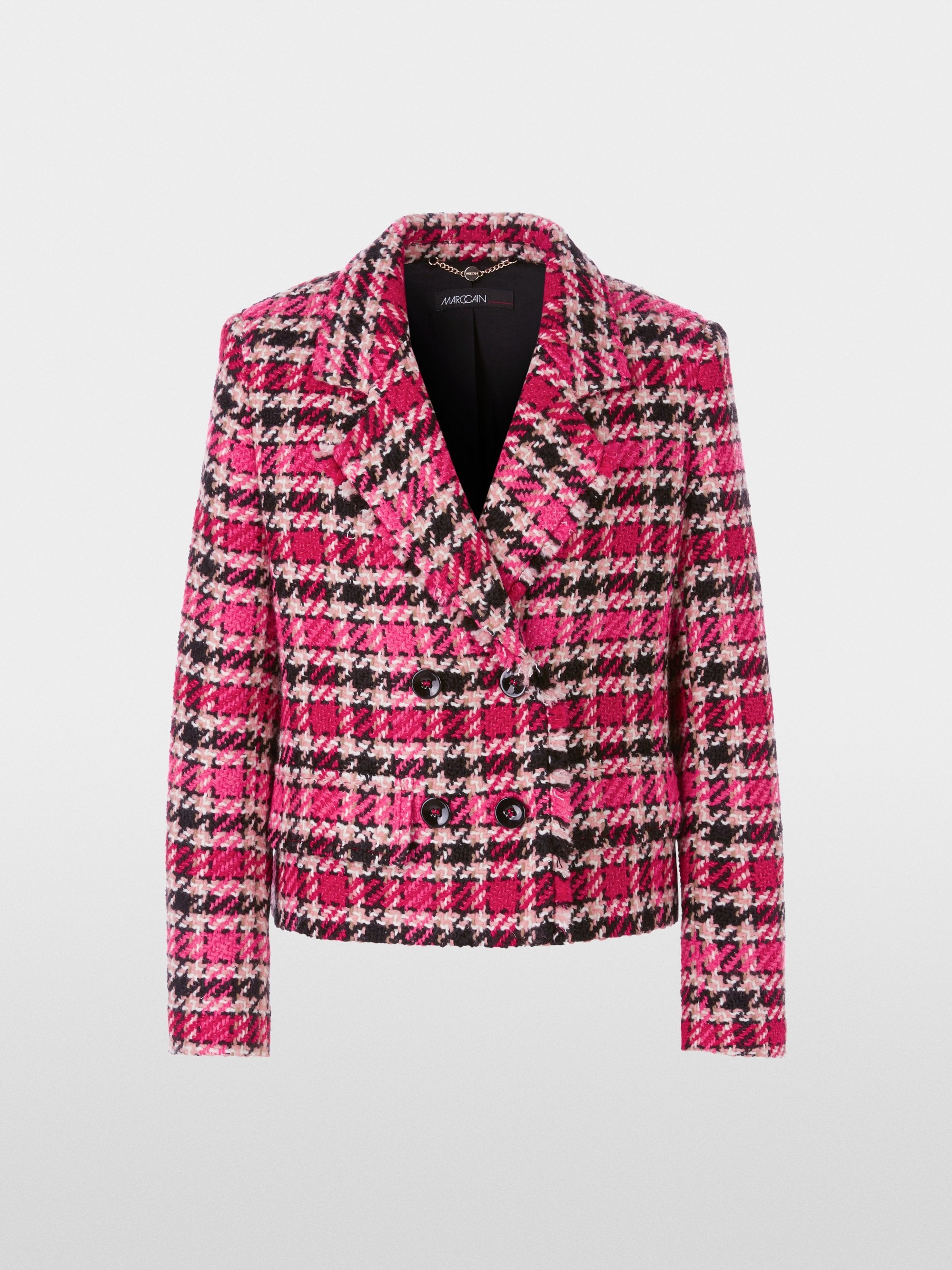 Short Checkered Jacket